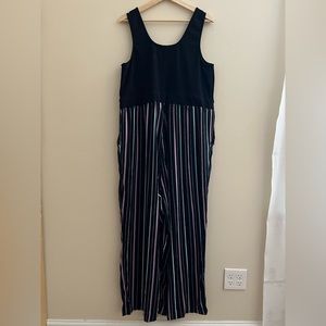 Black and Striped Torrid Jumpsuit